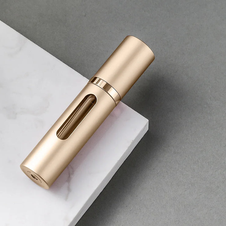 5ml Glass Refillable Perfume Bottle with Spray Scent Pump Portable Travel Empty Cosmetic Containers Mini Spray Atomizer Bottle
