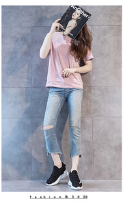 Fujin 2024 Women Summer Shoes New Sock Sneakers Platform Wedge Heel Dad Shoes Chunky Sneakers Pumps Breathable Comfy Shoes