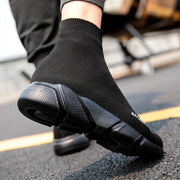 High-top Sock Sneakers Men Large Size 47 Women Sock Shoes Comfortable Breathable Casual Sport Shoes Lightweight Sneakers Male
