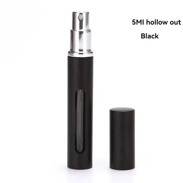 10ml Ultra Fine Spray Perfume Dispenser Visible Small Open Window Perfume Dispenser Bottle Portable Travel Sample Push Bottle