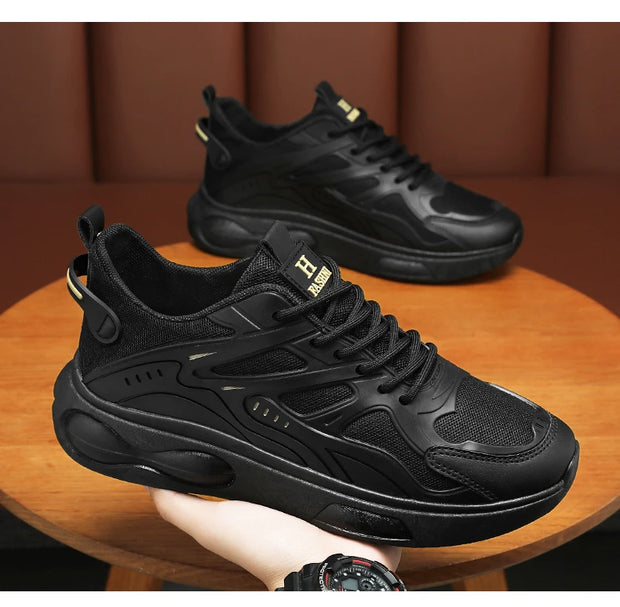 Men's Sneakers New Mesh Breathable Running Shoes Men's Casual Trendy Versatile Soft Sole Anti Slip Wear-resistant Men's Shoes