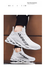 2025 New Men's Sneakers Mesh Breathable Running Shoes Fashion Outdoor Lace Up Sport Casual Shoes Lightweight Comfortable