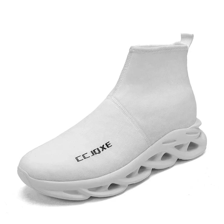 Socks Shoes for Men Black Sneakers Light Breathable Women Runing Shoes Outdoor Platform High Top Men Shoes New Unisex Sport Shoe