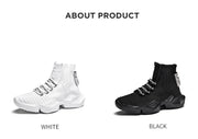 2025 New In Men's Retro Sock Sneakers High Top Chunky Men Shoes Breathable Thick Bottom Casual Shoes Zapatos De Hombre