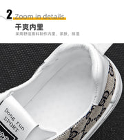 Luxury Black Men's Canvas Sneakers Designer Flat Vulcanized Shoes Men Low Top Casual Skateboard Shoes For Men Fashion Sneakers