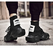 2025 New In Men's Retro Sock Sneakers High Top Chunky Men Shoes Breathable Thick Bottom Casual Shoes Zapatos De Hombre