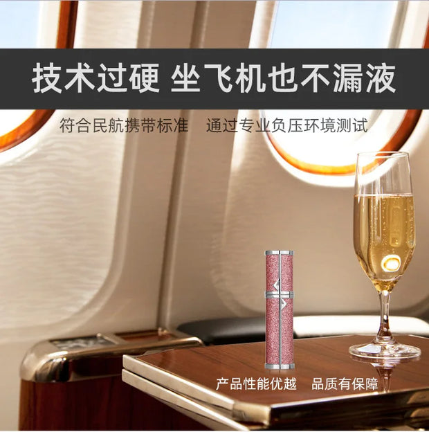 Mist Spray Bottle 5ml Perfume Atomizer Portable High Quality Steel Sprayer Suitable Boarding Tight Sealing Travel Perfume Spray