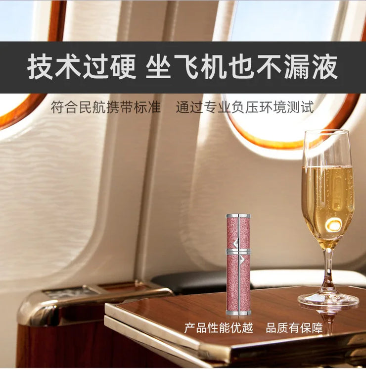 Mist Spray Bottle 5ml Perfume Atomizer Portable High Quality Steel Sprayer Suitable Boarding Tight Sealing Travel Perfume Spray