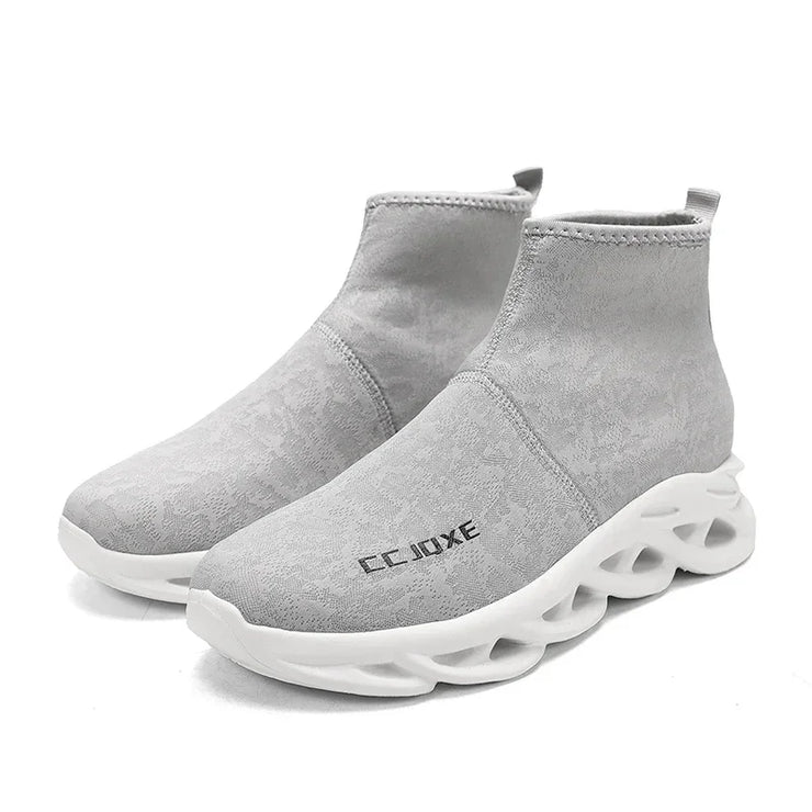 Socks Shoes for Men Black Sneakers Light Breathable Women Runing Shoes Outdoor Platform High Top Men Shoes New Unisex Sport Shoe